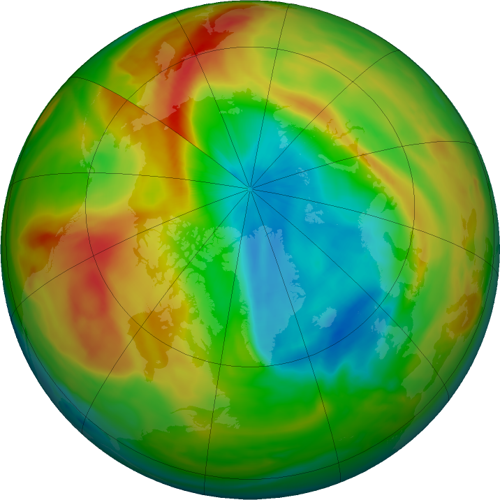 Arctic ozone map for 04 April 2020
